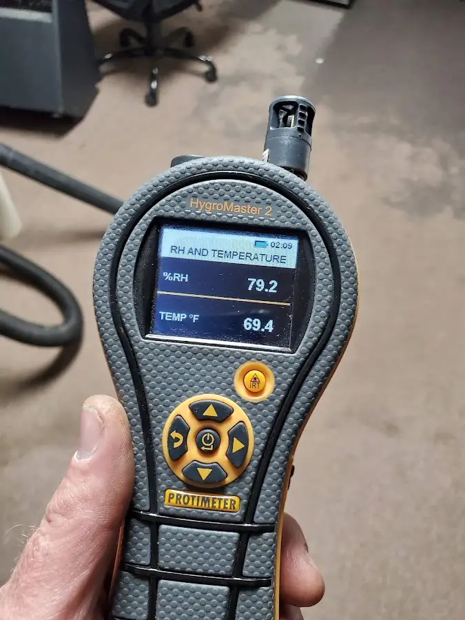 Moisture meter humidity assessment for Mold Remediation & Removal in Clemson